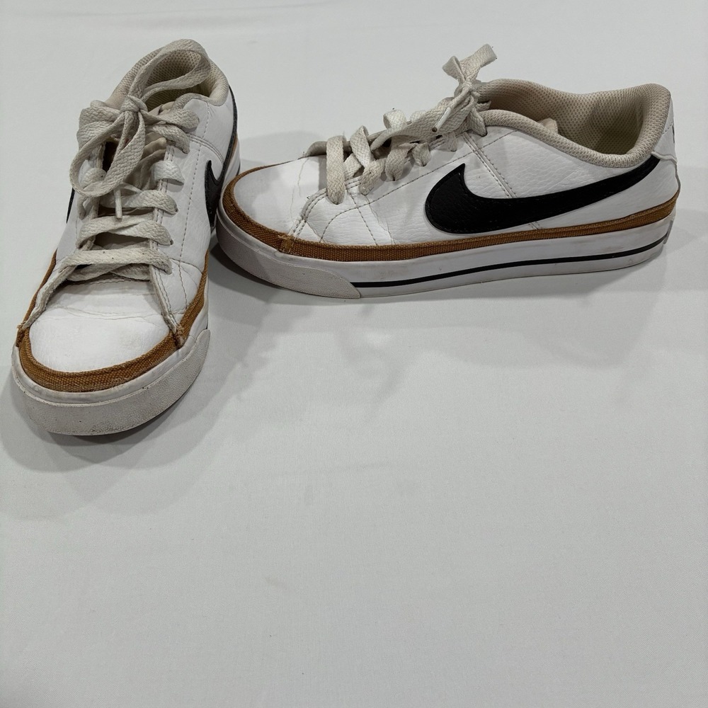 Nike Court Legacy Next Nature White Desert Ochre Womens Size 6.5 dh3161-100‎